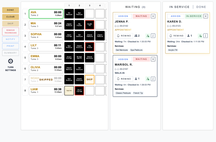 Aura dashboard on iPad